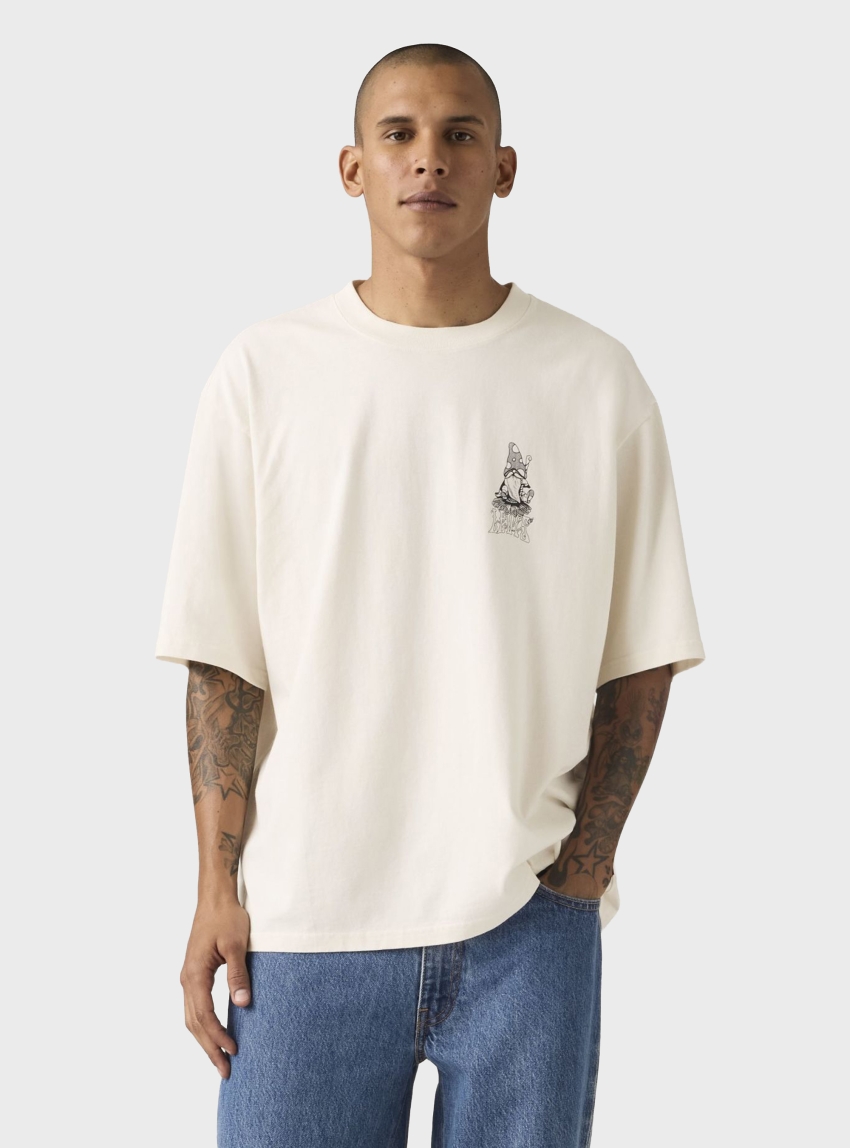 Levi's Half-sleeve Tee - Ecru
