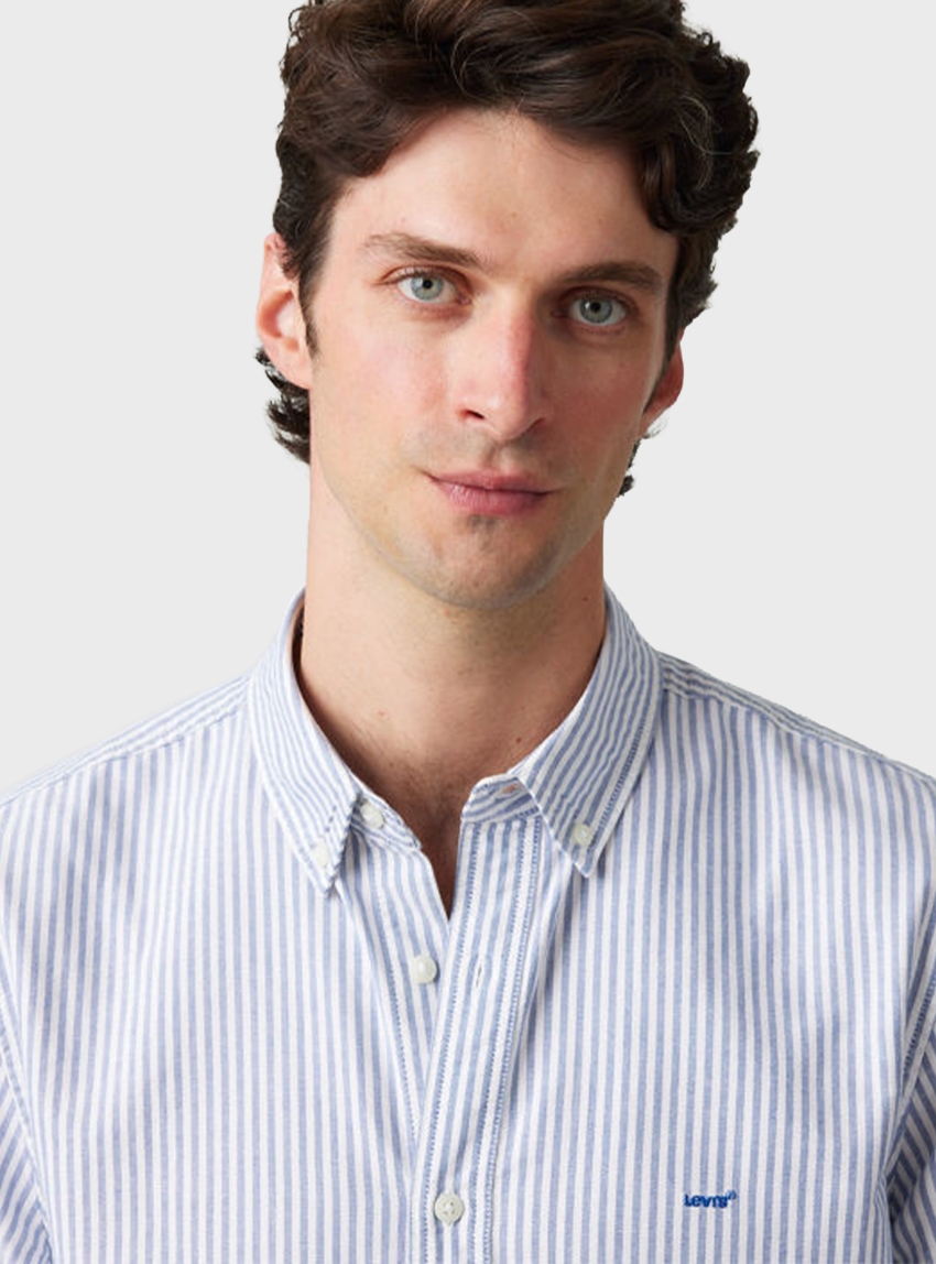 Levi's Authentic Button Down Shirt - Striped Light Blue
