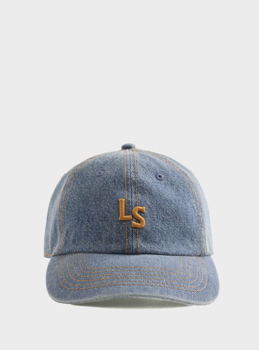 Levi's Monogram Cap - Medium Aged Denim