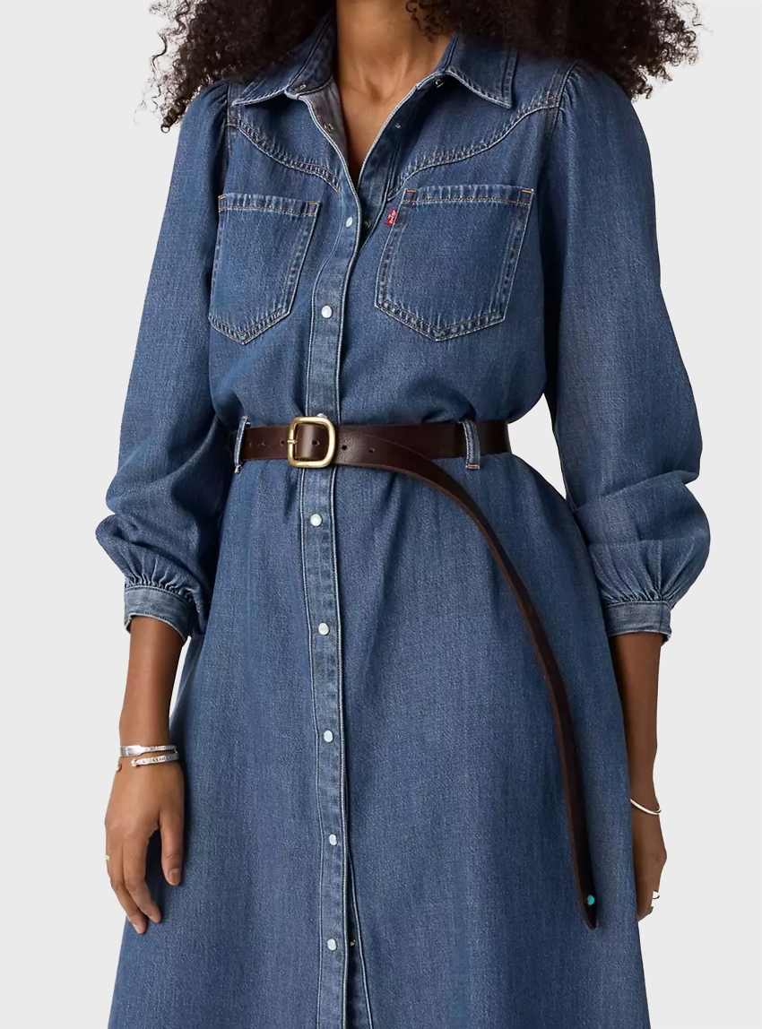 Levi's Cameron Long Length Belt - Brown
