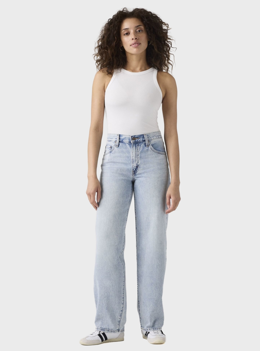 Levi's Baggy Dad Jeans - Light Aged Denim