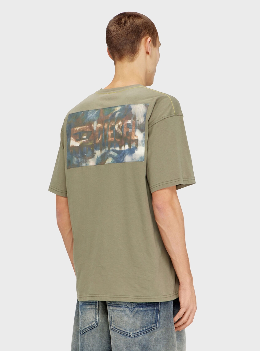 Diesel T-BOXT-V8 T-SHIRT - Olive 