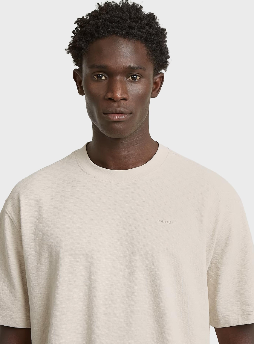 G-Star Structured Relaxed Base T-Shirt - White