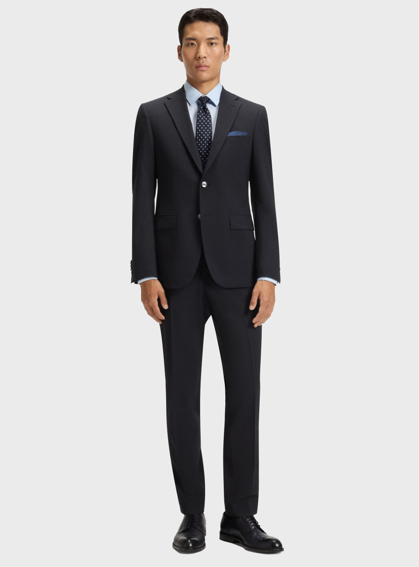 BOSS Slim-Fit Suit Trousers In A Wool Blend  H-Gio-MM-C-NF - Dark Blue