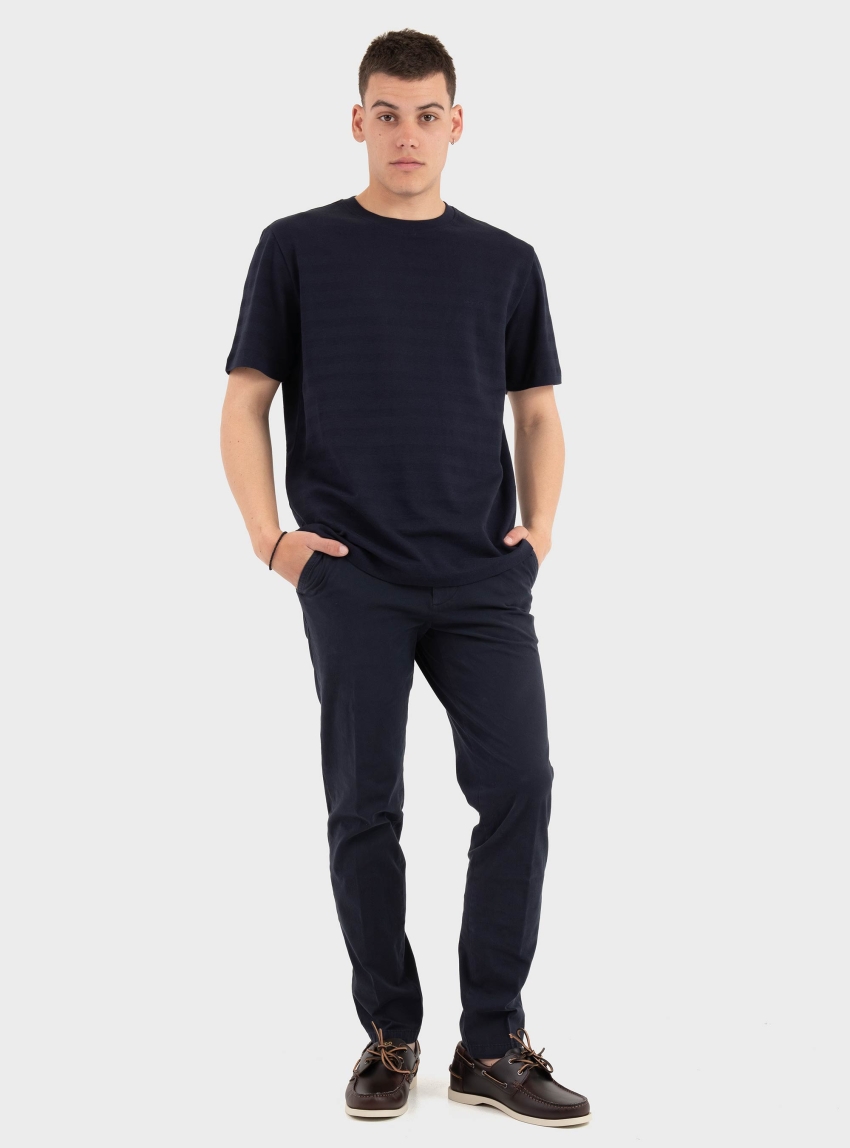 BOSS Slim-Fit Trousers In Stretch-Cotton Gabardine H-Kaiton1 - Dark Blue