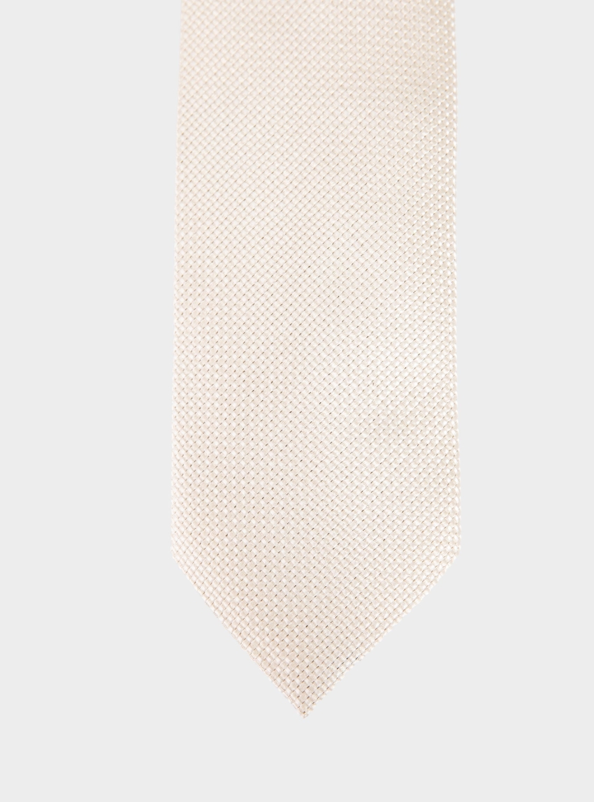BOSS Silk Tie C-TIE 7.5CM 262 - Natural