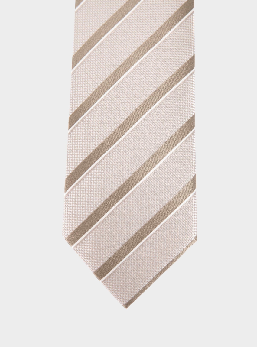 BOSS Silk Tie H-TIE CM 7.5 ONE - Light Beige
