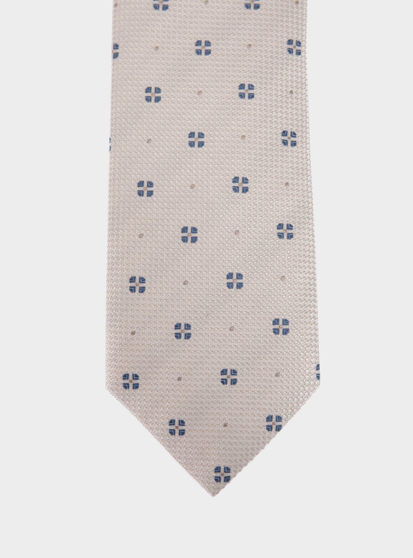 BOSS Silk Tie With Jacquard-Woven Pattern H-TIE CM 7.5 ONE - Beige