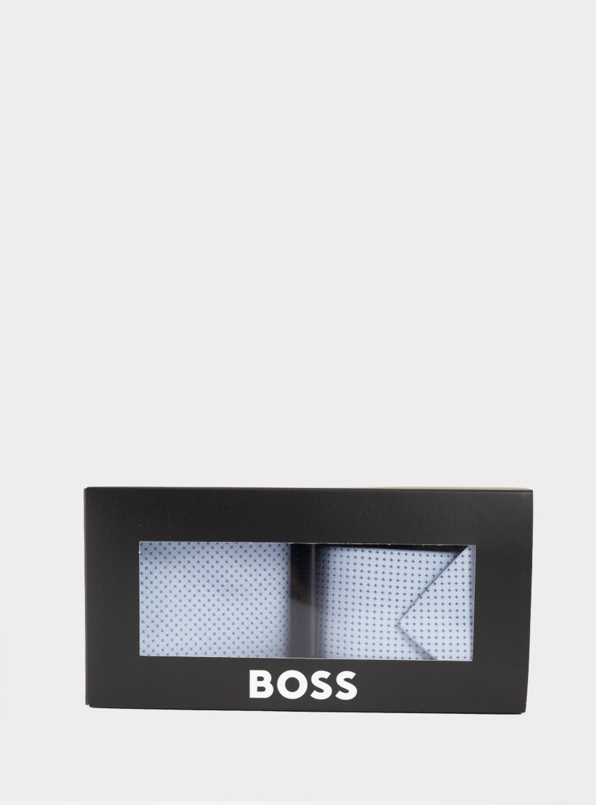 BOSS Tie & Pocket Square Set H-SET TIE-PKT SQ 262 - Light Blue
