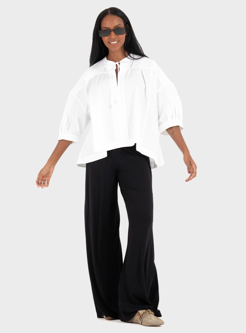 BOSS Short Sleeve Oversized Shirt Bollana - White