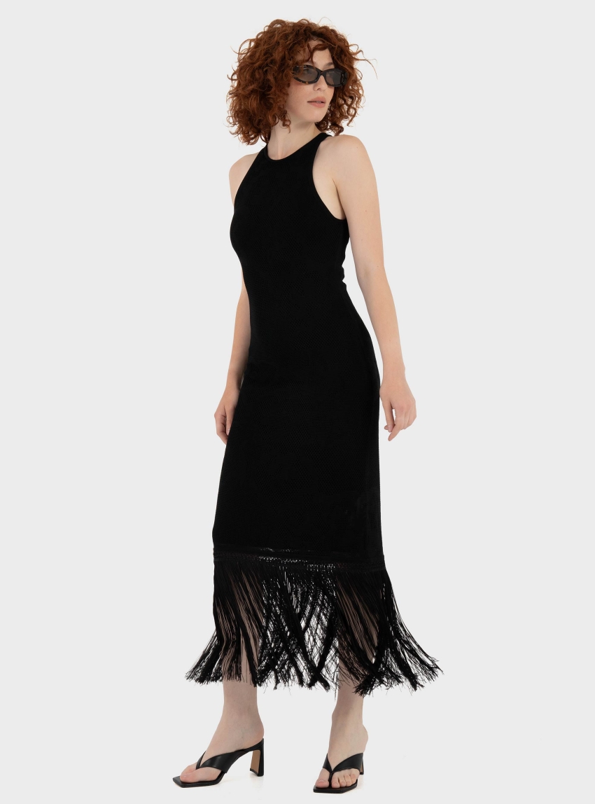 BOSS Kntitted Dress C_Farseille - Black