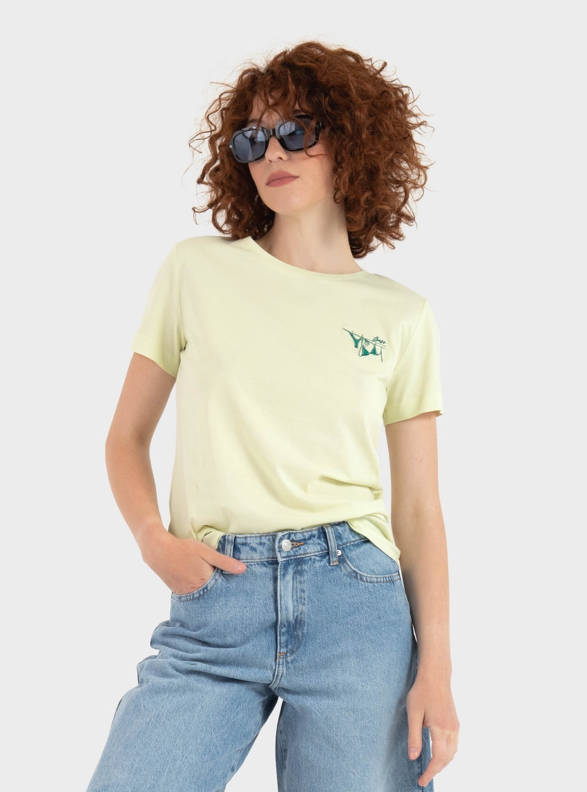 BOSS Cotton-Jersey T-Shirt C_Elove_4 - Pale Green
