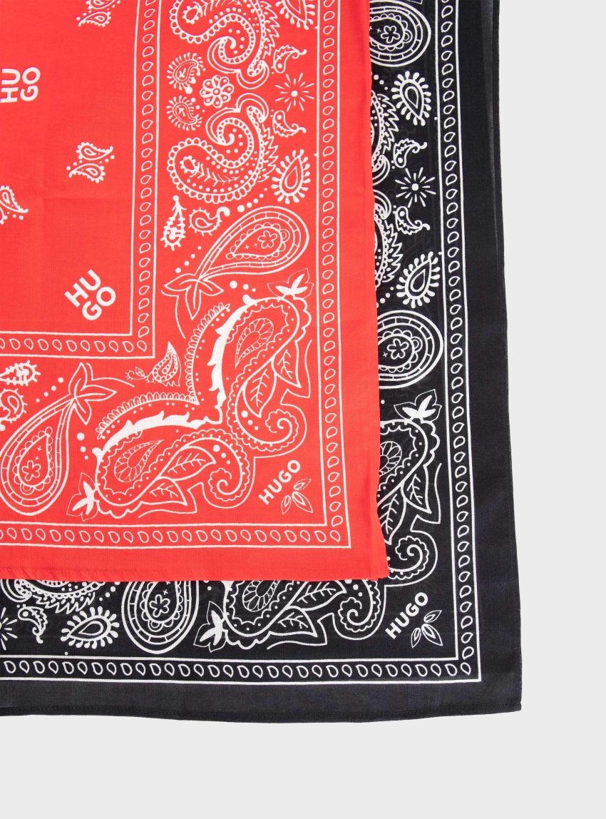 HUGO Two Pack Bandana 2Bandana_pack_M - Black