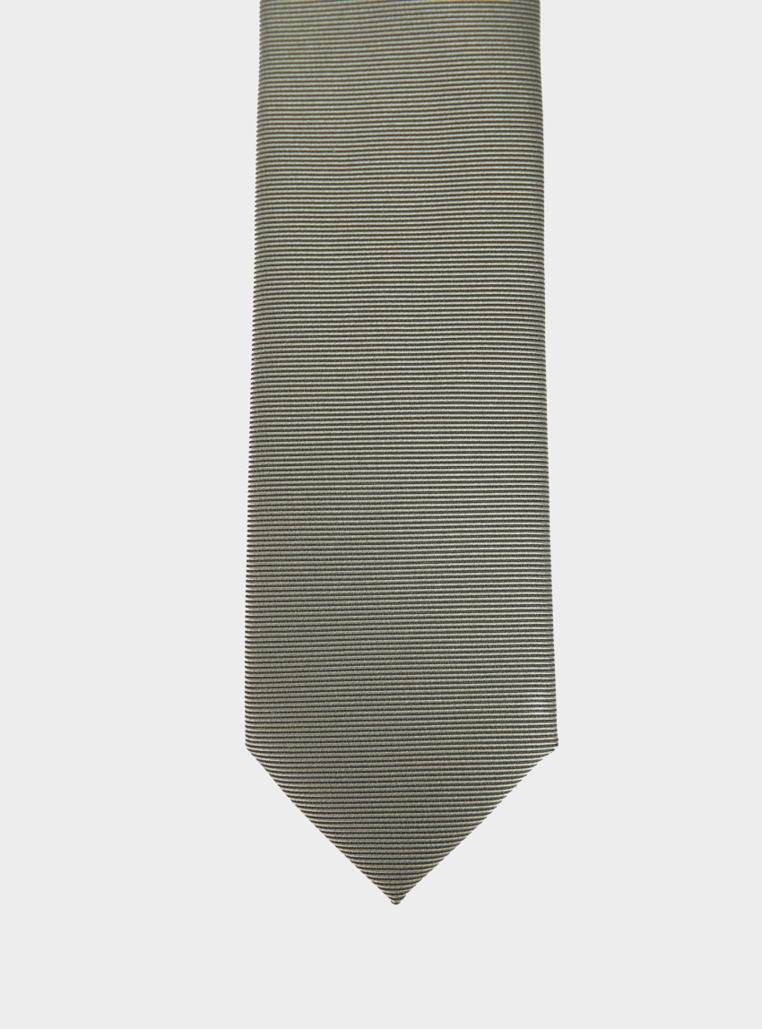 HUGO Silk-Blend Tie With Jacquard Weave  Tie cm 6 - Pale Green