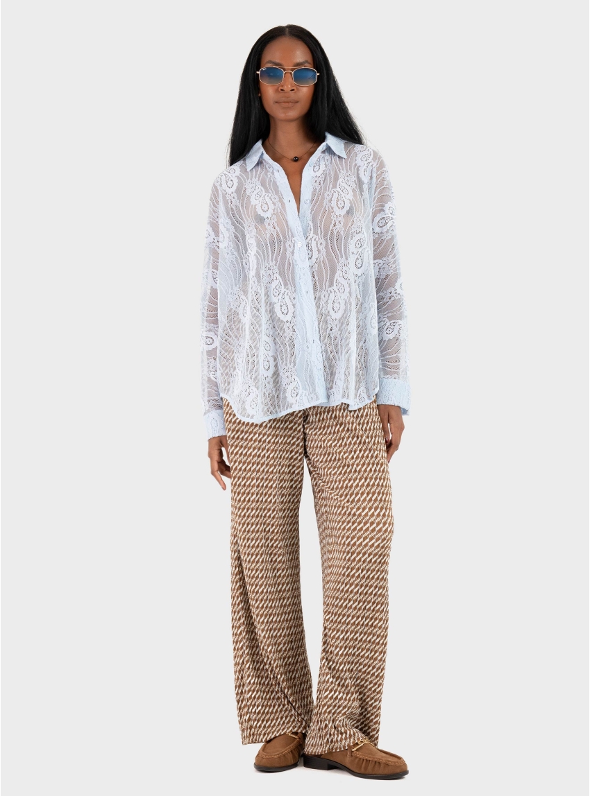 Calvin Klein Plisse Pants - Brown