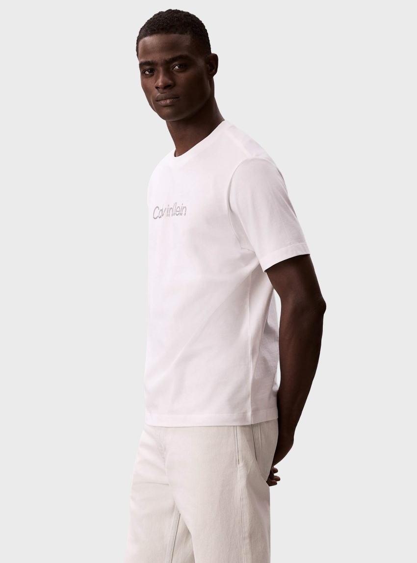 Calvin Klein Logo Tee - White