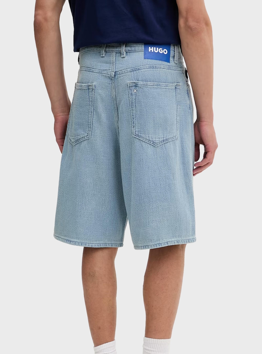 HUGO Baggy-Fit Denim Shorts MASON/S - Dark Aged Denim