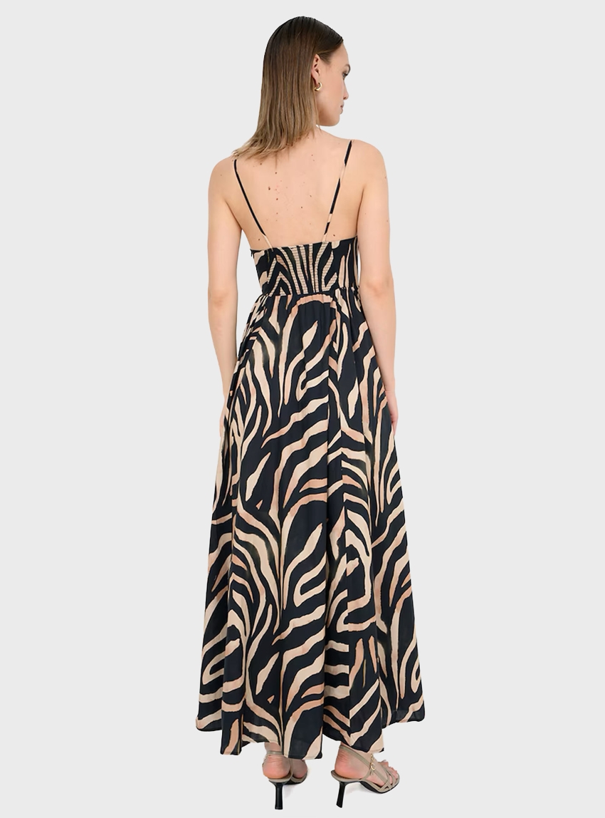 HUGO Relaxed-Fit Dress Kumare-1 - Animal Print