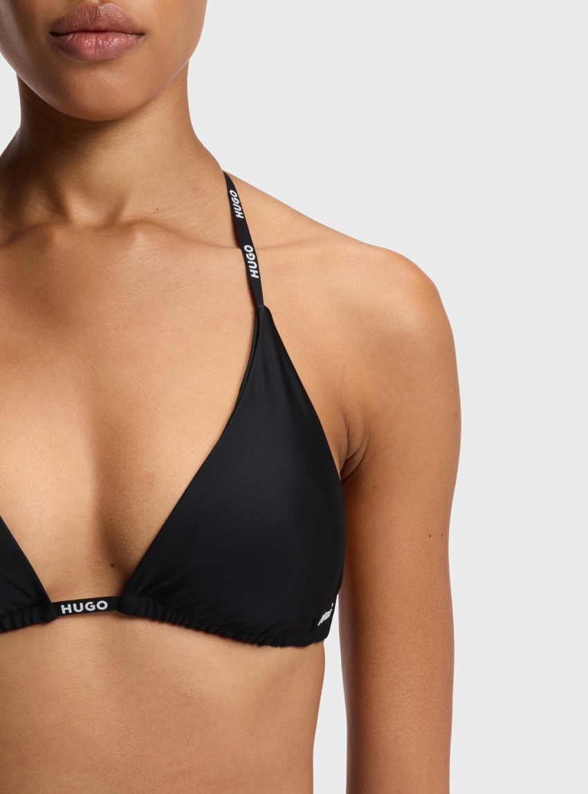 HUGO Bikini Triangle Top PURE - Black