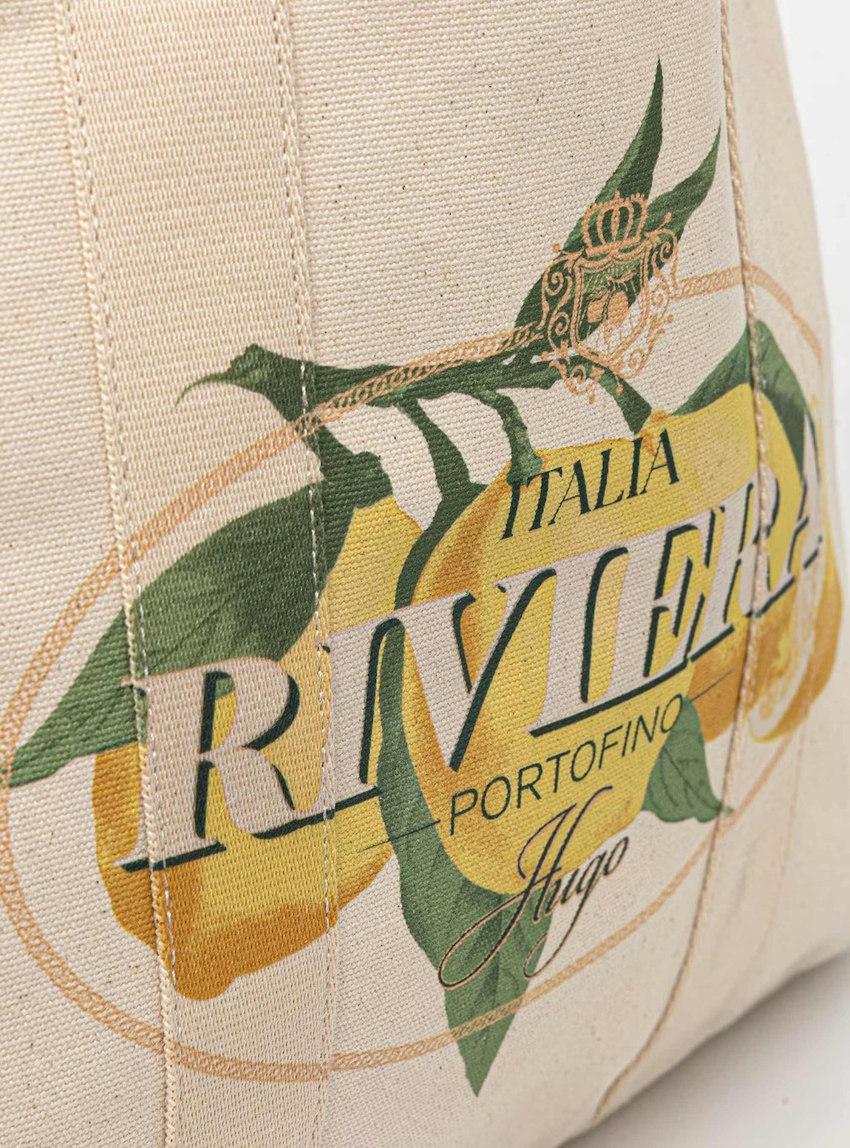 HUGO Tote Bag Becky CPR - Ecru