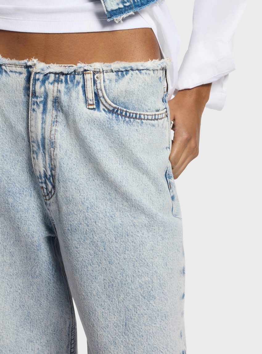 HUGO Loose-Fit Jeans Leni_7_B - Light Aged Denim