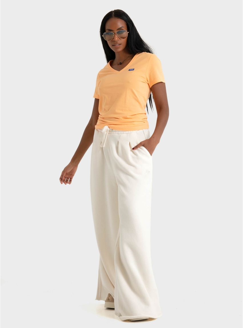 HUGO Slim-Fit V-Neck T-Shirt Classic V_B - Orange