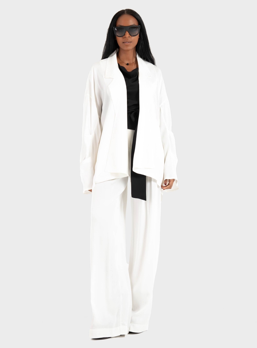 Ioanna Kourbela "Secret Pleats" Trousers - Off White