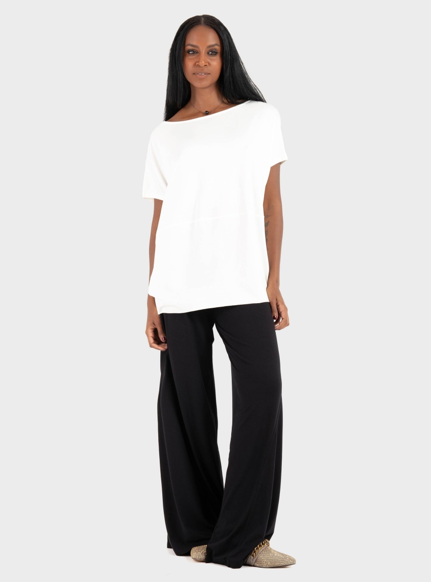 Ioanna Kourbela '"Body Focus" Oversized Top - Off White