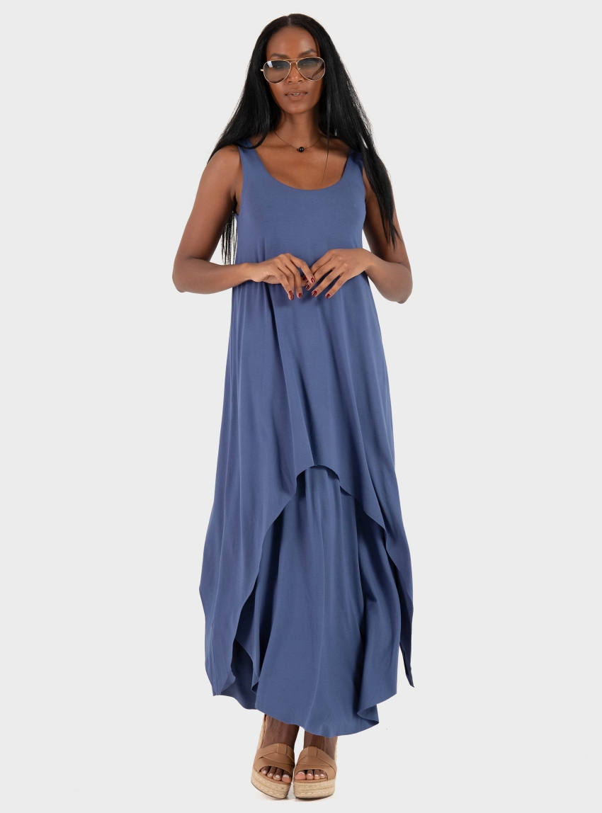 Ioanna Kourbela "Eco Vital" "Kyklos" Dress - Navy