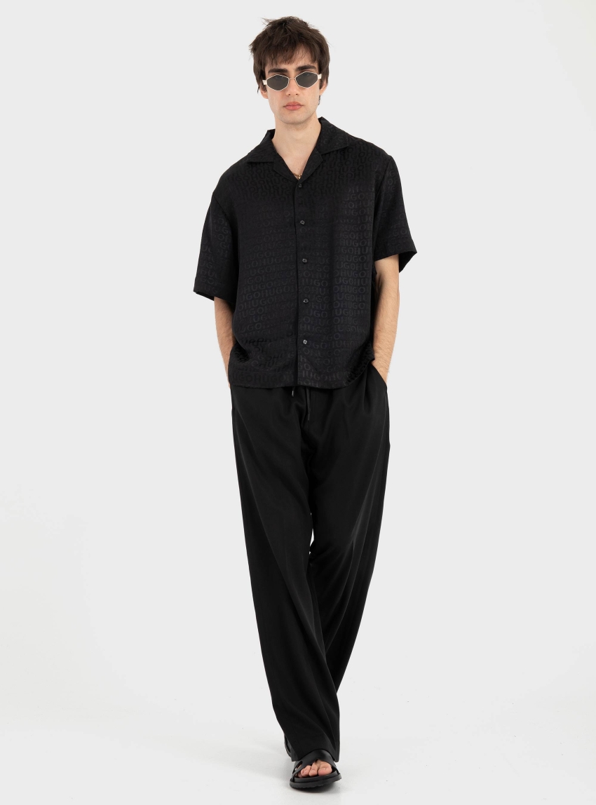 I'm Brian  Regular Fit Pants - Black