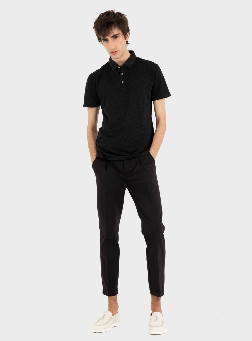 Gianni Lupo Tapered Pants - Black