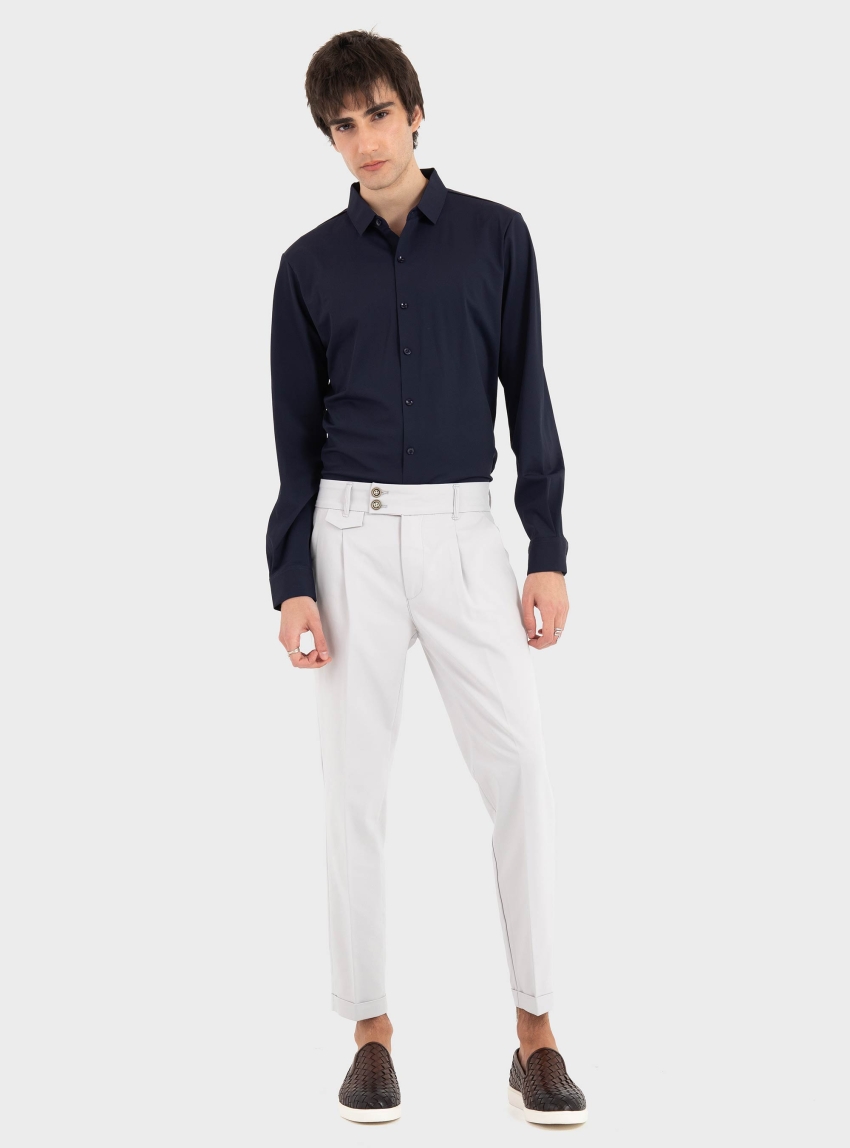 Gianni Lupo Tapered Pants - Off White