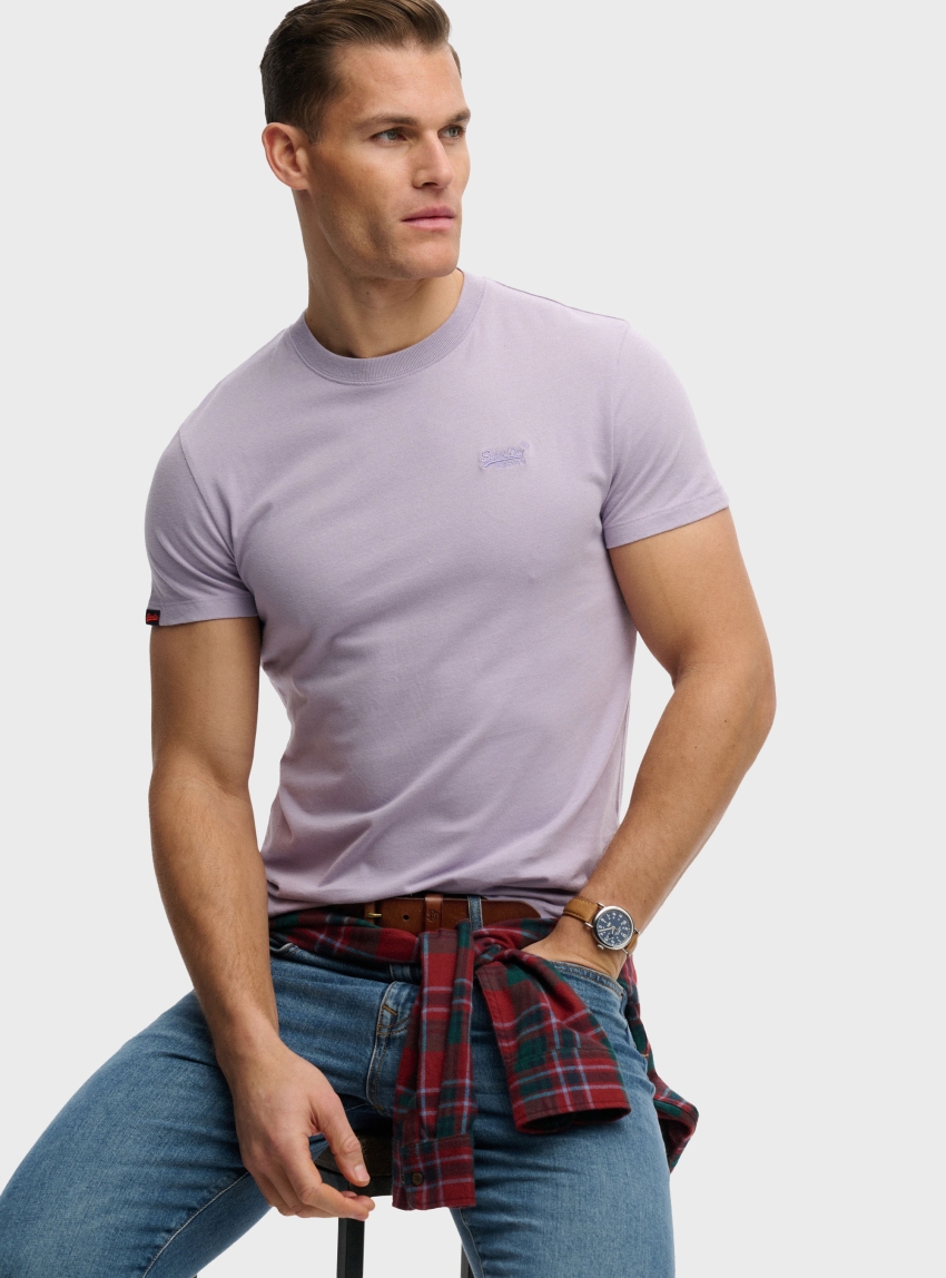 Superdry Essential Logo T-Shirt - Lilac