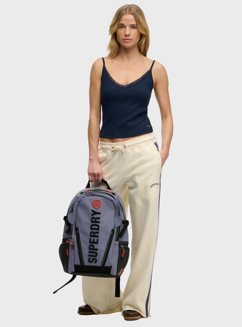 Superdry Tarp Embroidered Rucksack - Blue