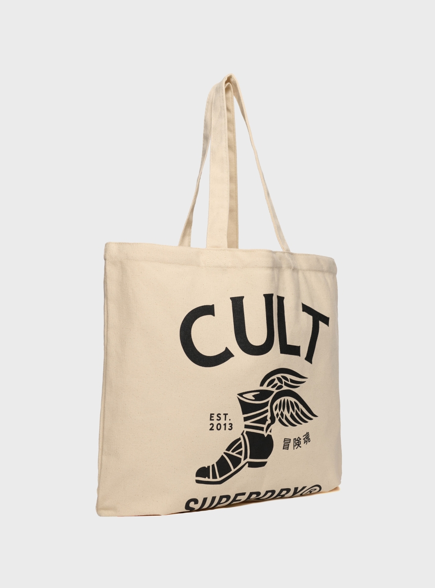 Superdry Cult Superdry Tote Bag - Natural