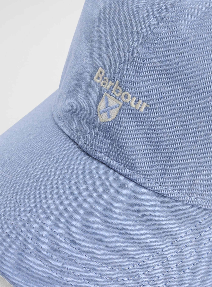 Barbour Nelson Chambray Cap - Light Blue