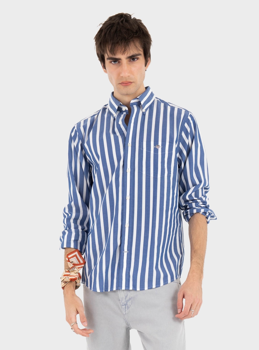 Gant Regular Fit Shirt - Sky Blue