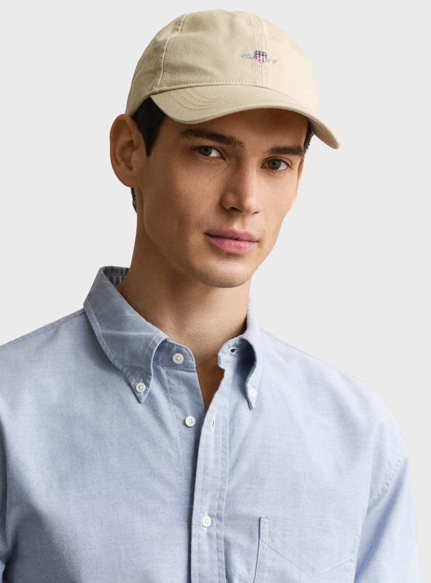 Gant Shield Cotton Twill Cap - Beige