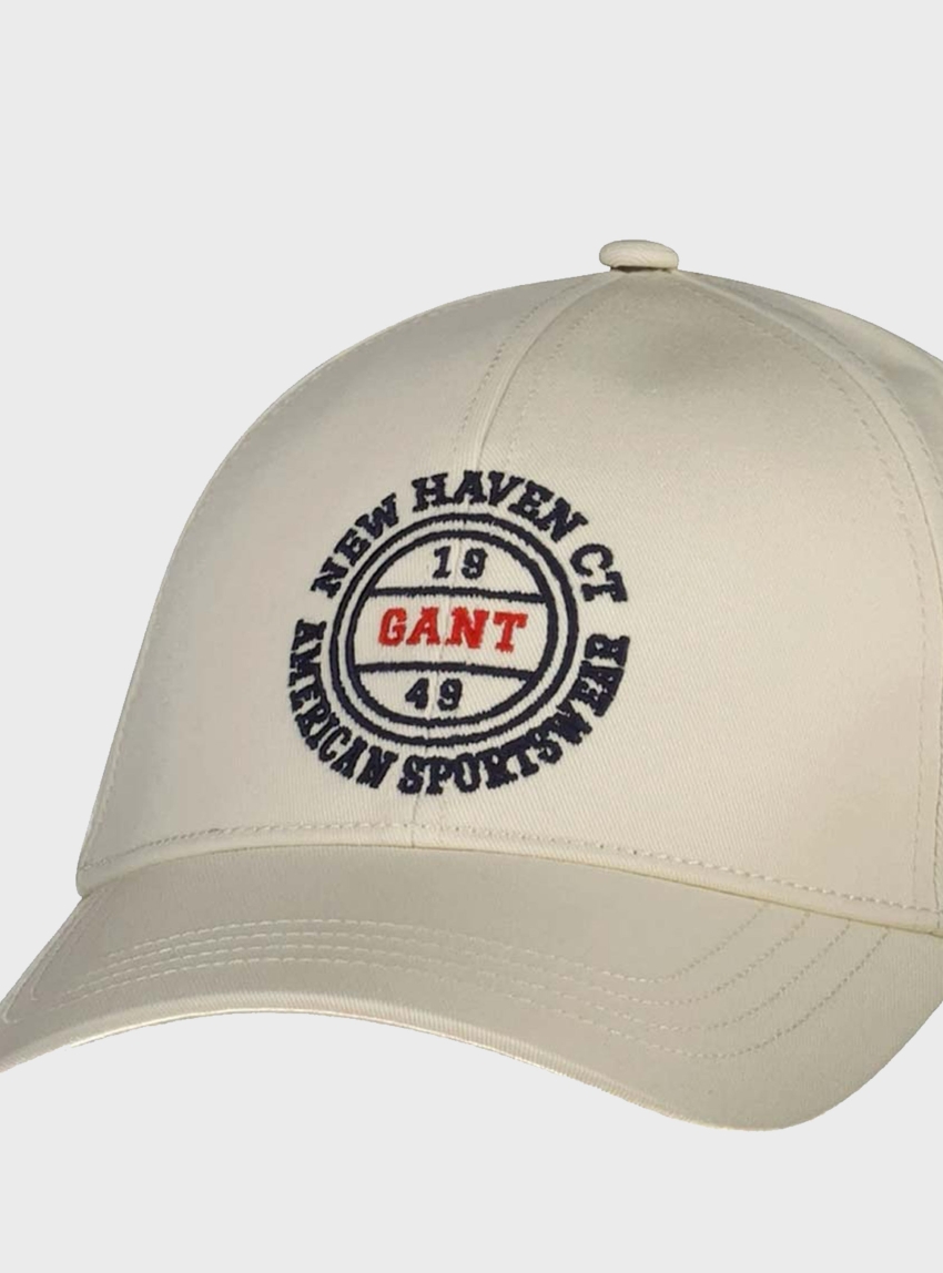 Gant Cotton Cap - Cream