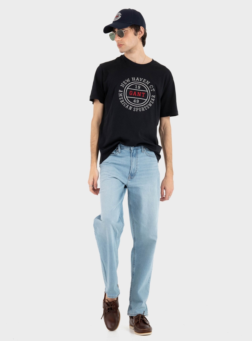 Gant Graphic T-Shirt - Black