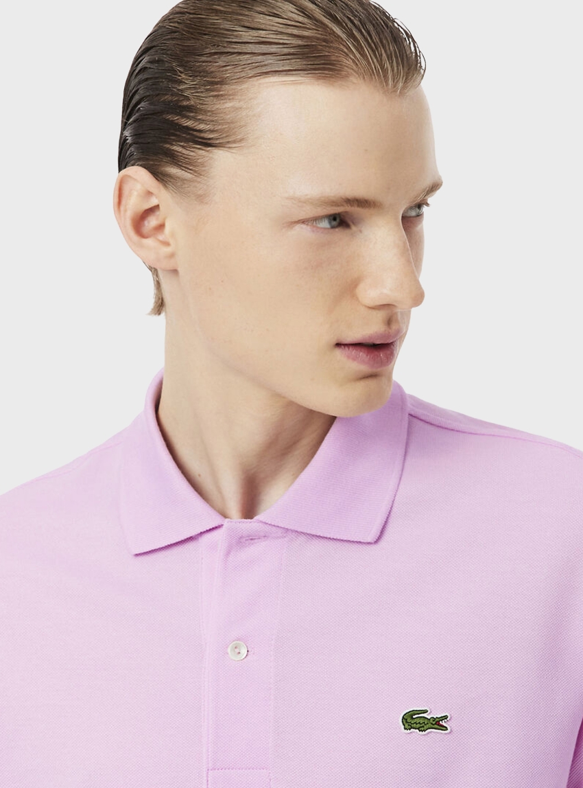 Lacoste Classic Fit L.12.12 LIGHT Piqué Polo - Pale Pink