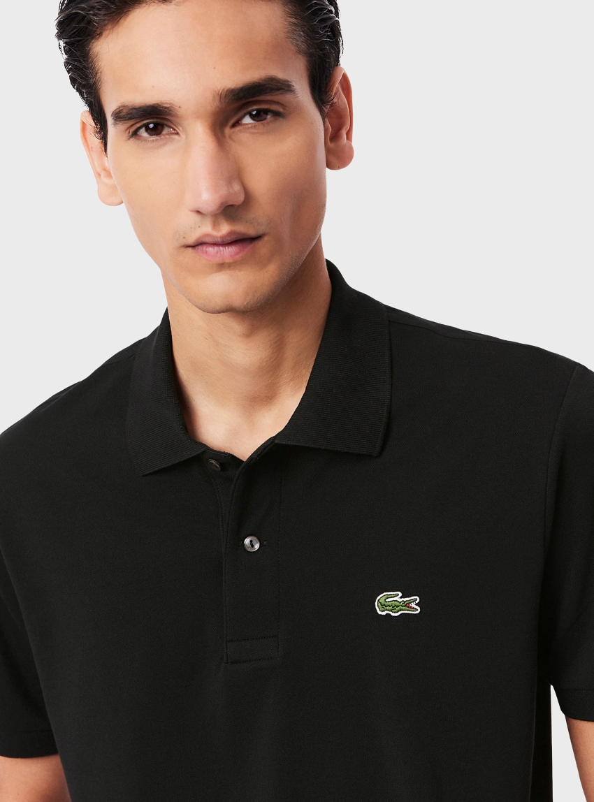 Lacoste Classic Fit L.12.12 LIGHT Piqué Polo - Black