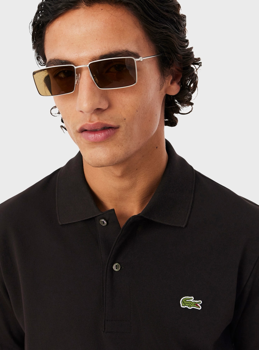 Lacoste Classic Fit L.12.12 LIGHT Piqué Polo - Dark Brown