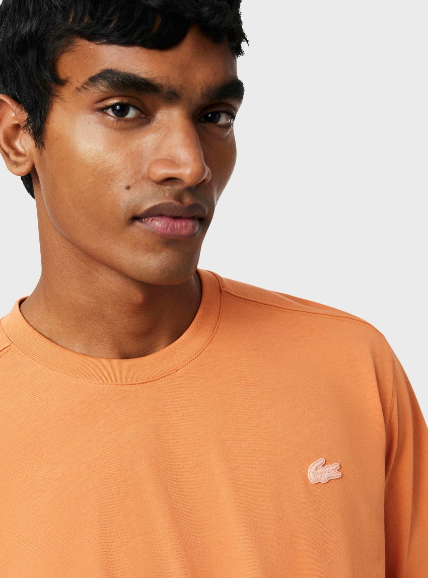 Lacoste Ultra Dry Cotton Sport T-Shirt - Orange
