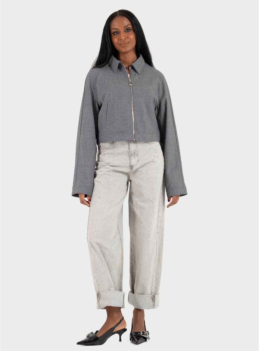 Souvenir Loose Jeans - Light Grey