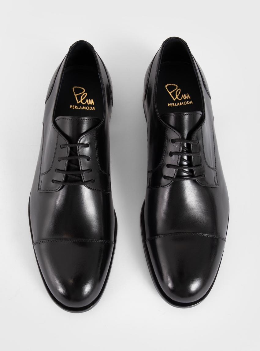 Per La Moda Derby Shoes - Black