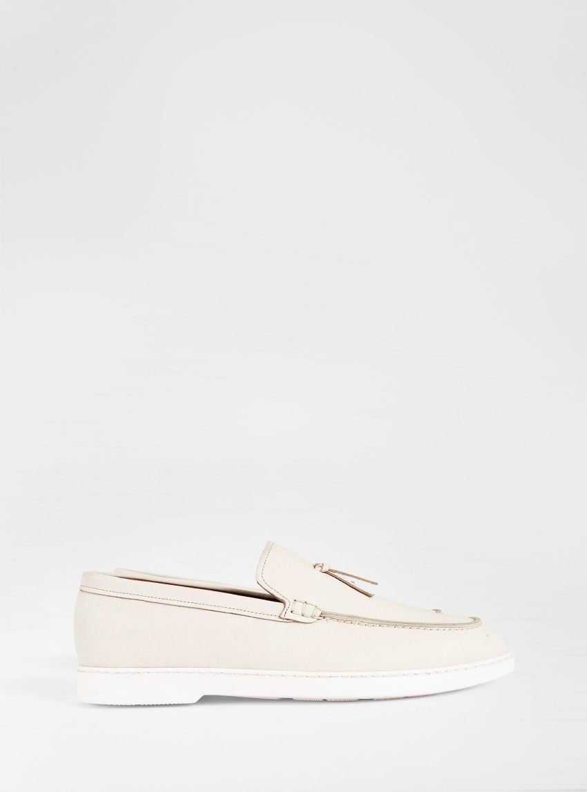 Per La Moda Penny Loafers - Light Beige