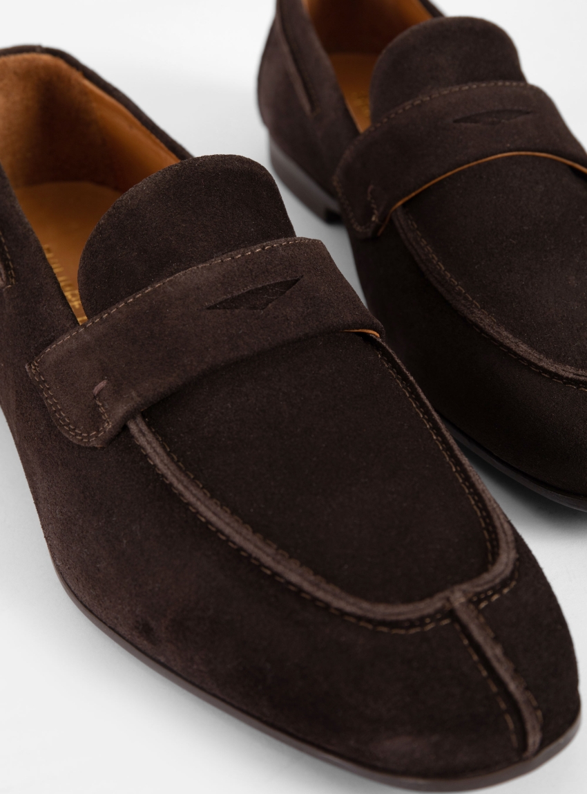 Philippe Lang Penny Loafers - Dark Brown