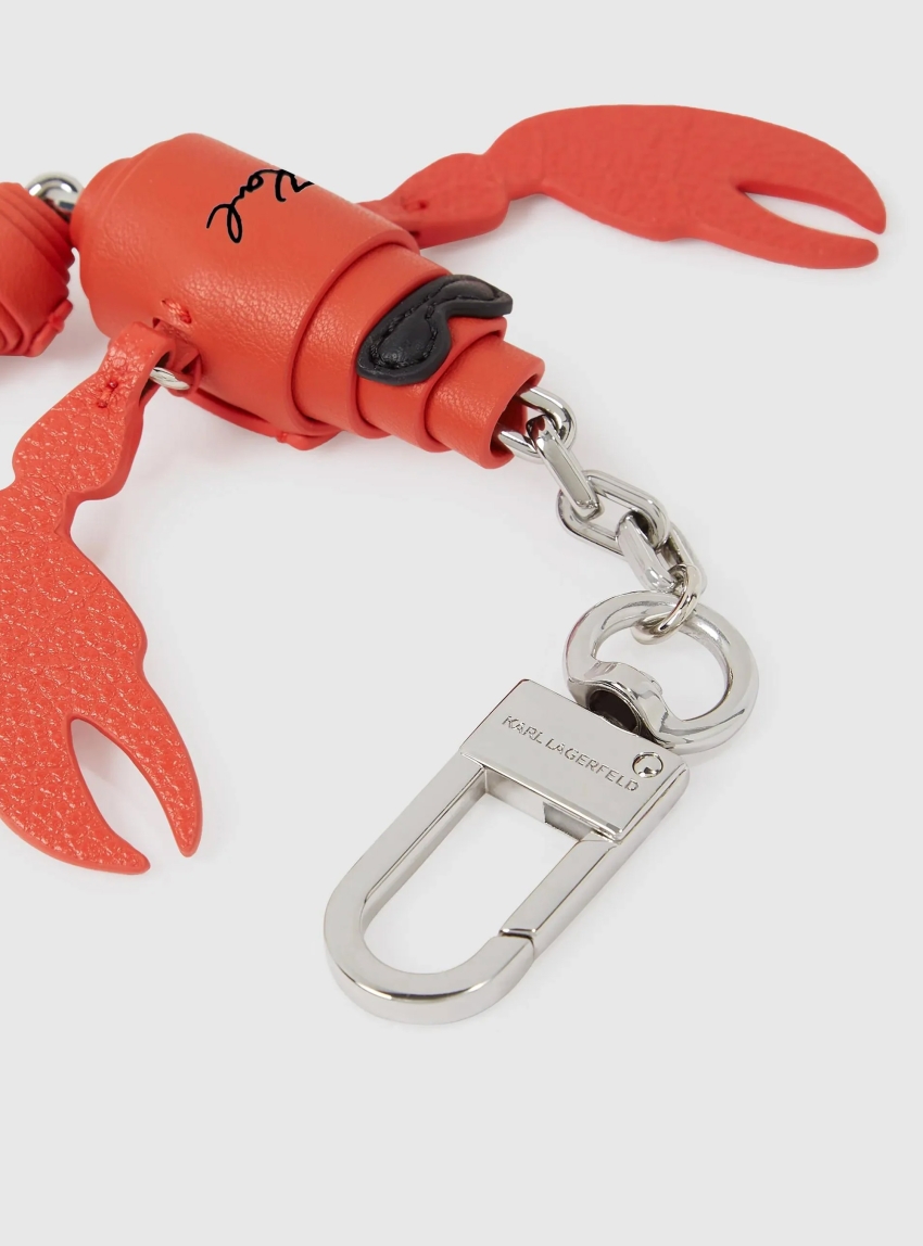 Karl Lagerfeld Ikon Lobster Keychain - Red