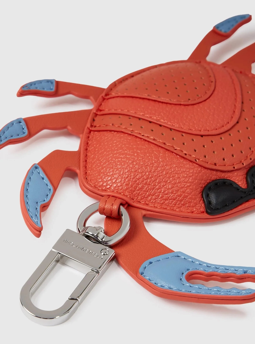 Karl Lagerfeld Ikon Crab Keychain - Red